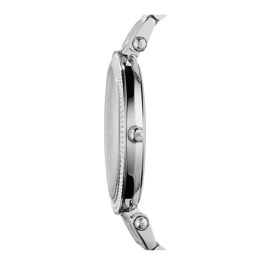 Michael Kors MK3190 Darci Silver Dial Pave Bezel Women's Watch - Watch Home™ Michael Kors MK3190 Darci Silver Dial Pave Bezel Women's Watch - Watch Home™